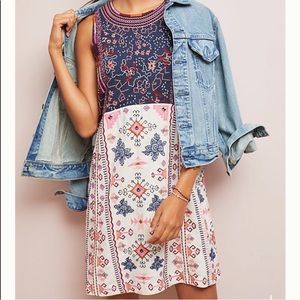 Anthropologie | Paname Color Blocked Dress